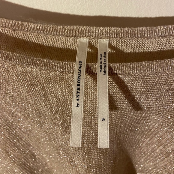 Anthropologie Gold Sweater - Picture 3 of 7